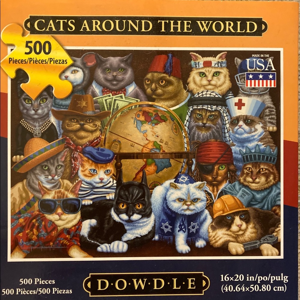 Cats Around the World jigsaw puzzle